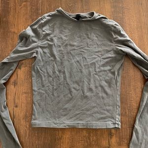 Skims New Vintage Crop Long Sleeve T-Shirt